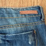 Almost Famous  Distressed Blue Straight Leg Distressed Denim Women’s Size 9 Photo 9