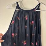 Lucky Brand  Navy Striped Racerback Top size Large Photo 7