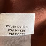 Lulus  Most Fab Brown Vegan Leather Button-Front Mini Skirt New XS Photo 7