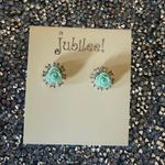 Cute little earrings Blue Photo 0