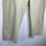 L.L.Bean  Khaki Tan Cotton Blend Straight Leg Pants Women's Size 14 Petite 14P Photo 2