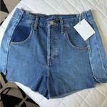 NWT Etica Haven Relaxed Short Rework in Umbra Two Tone Blue Size 27 Photo 3