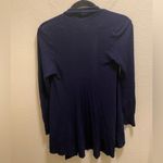 Dreamers  Navy Blue Open Front Cardigan Size Small Photo 4