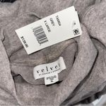 Velvet by Graham & Spencer Tami Mock Neck Sweatshirt Grey Size XL New w/Tag $139 Gray Photo 4