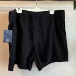 Gap Black Linen Drawstring Waist Summer Lightweight Shorts Size XXL NEW Photo 0