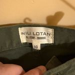 Nili Lotan cropped army green straight leg jeans Size 10 Photo 2