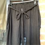 Eberjay Eberjey, Soft,Lightweight Summer Pants, Attached Tie, Ankle Cropped, Size M Photo 4