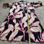 Ashley Stewart  Women’s Floral Linen Blend Midi Dress Size 18/20 Photo 5