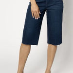 NYDJ NWT Kristie 80's Bermuda Jean Shorts Inspire Wash Raw Hem Size 6 Photo 0