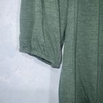 Emery Rose Hunter Green Smock Casual Pullover Short Sleeve Blouse XL Photo 2