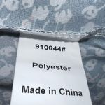 Miss Look  lightweight blue dress with tiny white print design. New Photo 7