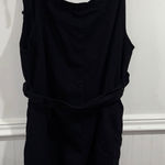 City Chic  overalls short romper adjustable ties 16 NEW black pockets Photo 0