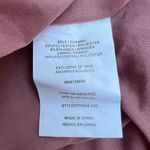 Taylor & Sage  Blush Pink Embroidered‎ Suede Dress Size Medium Midi Boho Dress Photo 3