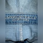 American Eagle  Outfitters Shorts Womens 0 Blue Distressed Boy Midi Stretch Denim Photo 2