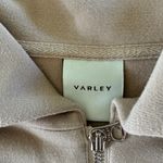 Varley  Dexter half zip sweat light taupe size large Photo 3