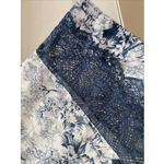 Cacique  Womens 18/20 Blue Lace Kimono Tie Waist Robe Comfort Blue Floral Cottage Photo 3