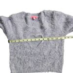 Sugar Thrillz Oh No Way Heart Cutout Purple Wpmen's Cropped Sweater Size: S Photo 3