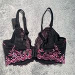 Wacoal  Black and Pink embrace Lace Bra NWT 36DD 65191 Photo 6