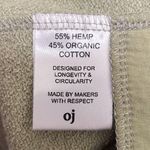 Olga Joan Green High Rise Wide Leg Elastic Waist Hemp Blend Lounge Sweatpants 12 Photo 7