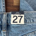 Gap Womens Jeans 27 NWT $79 Sky High Rise Straight Cotton Blue Mom Pants Photo 4