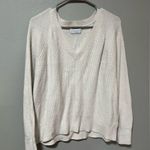 Old Navy White  Sweater V neck Photo 3