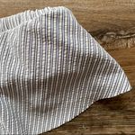 Xhilaration  Pinstripe Ruffle Top Strapless Bikini Top Size Medium Photo 1