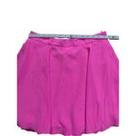 Yumi Kim NWT Cara Skirt Neon Pink 100% silk sz L Photo 5