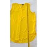 Vince Camuto Yellow Sleeveless Blouse Size XL Photo 7
