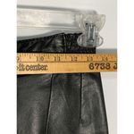 Diversity Women's Knee Length Genuine Leather Straight Skirt Black Size 6 Photo 7