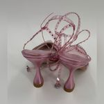 Stuart Weitzman  Glam x Curve 100 Wrap Pump in Light Pink/Cotton Candy Photo 6