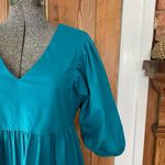 Karlie  Poplin Cotton Maxi Prairie Peasant Puff Sleeve Ruffle Dress - Sz M 🧡🎀 Photo 4