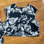 Banana Republic  DRAPEY WIDE-LEG PANT AND TOP SET Floral Eclipse Coal Sz XL-16P Photo 4