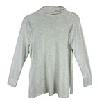 Aventura Gray Cream Heather Cowl Neck Stretchy Long Sleeve Athleisure Top Size S Photo 1
