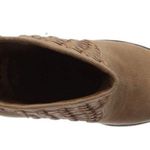 Fergalicious Ankle Boots Worthy Sand Brown Leather Booties Size 12M New in Box Photo 6