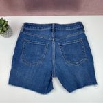 Old Navy High Rise OG Straight Secret Smooth Pocket Denim Cut Off Jean Shorts Photo 3