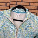 Sigrid Olsen  Golf & Tennis Blue And‎ White Zip Up Jacket Size Small Photo 2