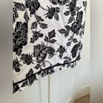 Talbots NWT Vintage 90's White & Navy Paisley Spaghetti Strap Mini Dress 8P Photo 3