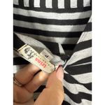 Trina Turk Black White Stripe Knit Tank Dress P XS Photo 3