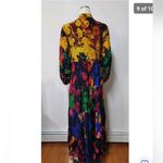 Anthropologie  Siddhartha Bansal Button-Front Tiered Floral Maxi Dress Si…A-47 Photo 8