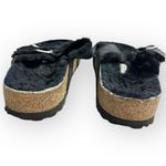 Birkenstock  Shearling Fur Black Suede Women’s Regular Fit Mayari Womens 9 Photo 7