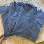 FIGS Women’s  Top Scrub One-Pocket ceil blue Photo 0