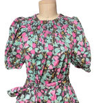 Roberta Roller Rabbit Roller Rabbit‎ Manusa Ainsley Mini Dress Black Floral Print Size Medium Photo 3