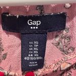 Gap Pink Floral Ruffled Blouse Top Size XS Photo 1
