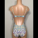 Kenneth Cole lace-up tile swimsuit. NWT Photo 5