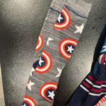Marvel Bundle of 5 High Socks  One Size Fits Most Captain America Avengers Photo 4