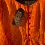 Pakistani High Low Anarkali Kurta Gown Partywear Wedding New Dress Gold Photo 9