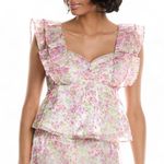 Wildfox Sydney Floral Blouse Size Large Photo 0