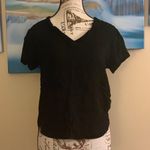 Cloth & Stone Black V- Neck Tee Photo 0
