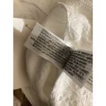 ZARA White Eyelet Scalloped Hem Hot Shorts Size L Photo 4