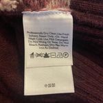 Eddie Bauer Women's Wool Sweater Burgundy Fair Isle Nordic Size M Y2K Preppy Photo 6